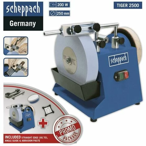 230V WATER SHARPENER SCHEPPACH TIGER 2500 SHARPENING KNIVES SCISSORS 4 230V WATER SHARPENER SCHEPPACH TIGER 2500 SHARPENING KNIVES SCISSORS - Image 2