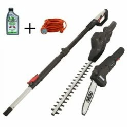 230V ELECTRIC POLE SAW HEDGE TRIMMER SCHEPPACH TPX710 + EXTENSION 20MT + OIL 1LT