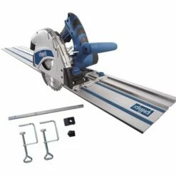 230V SCHEPPACH PL55 PLUNGE SAW 2x700 Mm GUIDE TRACK CIRCULAR BLADES + 2 X CLAMPS