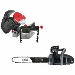 Pack SCHEPPACH Chain Sharpener - 220 W - KS1200 - ProCut Electric Chainsaw - 45,5 Cm - 2400 W - CSE2600