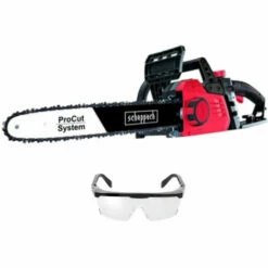Pack SCHEPPACH ProCut Electric Chainsaw - 2400 W - CSE2600 - Safety Glasses