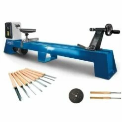 230V HOBBY LATHE FOR WOOD 1000 MM 400W SCHEPPACH DM1100T + SET 8 CHISELS GOUGES