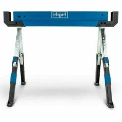2 PCS STEEL SAWHORSE UNIVERSAL ADJUSTABLE FOLDABLE LEG STAND SCHEPPACH MWB600 -SCHEPPACH Sales 59007680 3