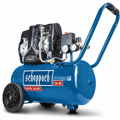 Scheppach HC25Si 550W 24ltr Silent Air Compressor - Oil Free 3 Scheppach HC25Si 550W 24ltr Silent Air Compressor - Oil Free